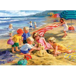 Eurographics (8300-0449) - Corinne Hartley: "Fun in the Sun" - 300 pieces puzzle