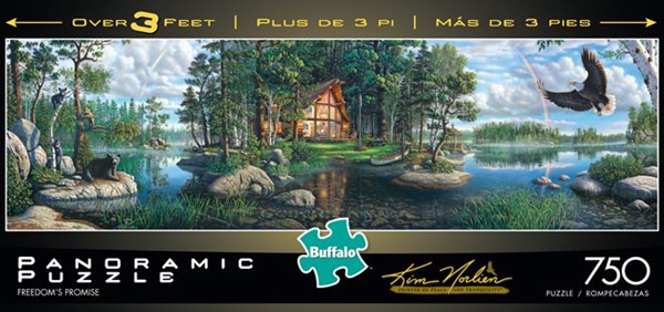 Buffalo Games (14055) - Kim Norlien: "Kim Norlien: Freedom's Promise" - 750 pieces puzzle