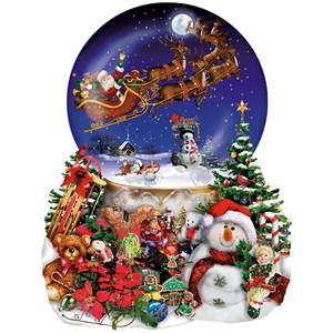 SunsOut (95302) - Lori Schory: "Santa's Snowy Ride" - 1000 pieces puzzle