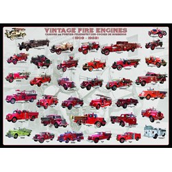 Eurographics (6000-0239) - "Vintage Fire Engines" - 1000 pieces puzzle