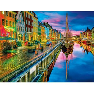 Buffalo Games (17114) - Aimee Stewart: "Copenhagen (Cities in Color)" - 750 pieces puzzle