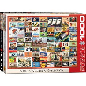 Eurographics (6000-0804) - "Shell Heritage Vintage Collection" - 1000 pieces puzzle