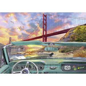 Ravensburger (19720) - Dominic Davison: "Golden Gate" - 1000 pieces puzzle