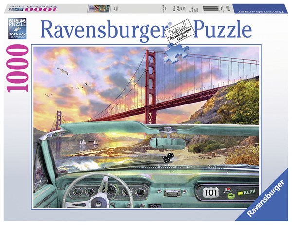 Ravensburger (19720) - Dominic Davison: "Golden Gate" - 1000 pieces puzzle