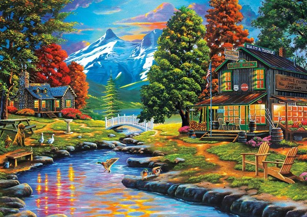 Buffalo Games (3694) - Geno Peoples: "Dewie Hollow" - 500 pieces puzzle