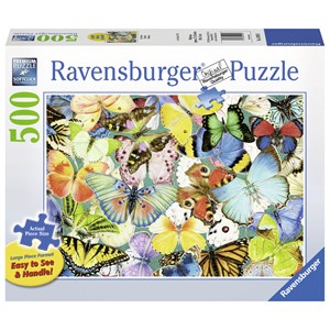 Ravensburger (14919) - "Butterflies" - 500 pieces puzzle