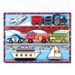 Melissa and Doug (3725) - "Vehicles" - 9 pieces puzzle