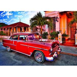 Trefl (103540) - "Chevrolet Bel Air Oldtimer, Cuba" - 1000 pieces puzzle