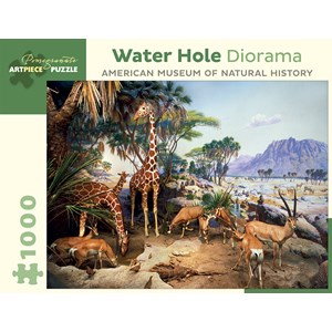 Pomegranate (AA939) - "Water Hole Diorama" - 1000 pieces puzzle