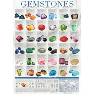 Eurographics (6000-0582) - "Gemstones" - 1000 pieces puzzle