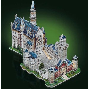 Wrebbit (W3D-2005) - "Neuschwanstein Castle" - 890 pieces puzzle