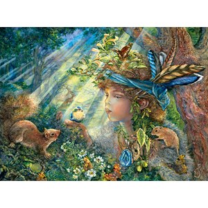 Buffalo Games (11727) - Josephine Wall: "Nature Boy (Glitter Edition)" - 1000 pieces puzzle