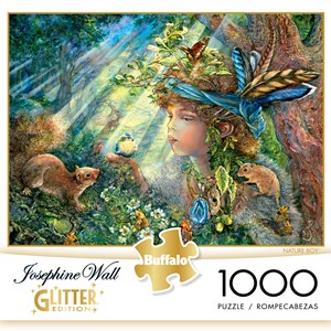Buffalo Games (11727) - Josephine Wall: "Nature Boy (Glitter Edition)" - 1000 pieces puzzle