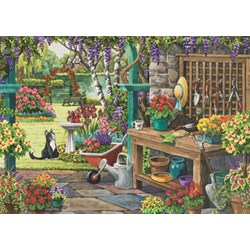 Falcon (11139) - "Garden in Bloom" - 200 pieces puzzle