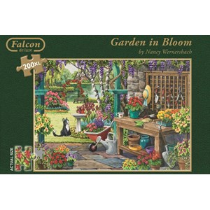 Falcon (11139) - "Garden in Bloom" - 200 pieces puzzle