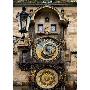 D-Toys (DT-445) - "Prague Clock (Around the World)" - 1000 pieces puzzle
