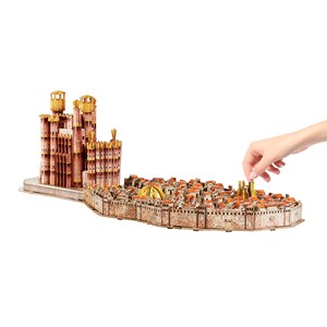 4D Cityscape (51003) - "3D Game of Thrones: Kings Landing" - 260 pieces puzzle