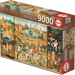 Educa (14831) - Jerome Bosch: "The Garden of Earthly Delights" - 9000 pieces puzzle
