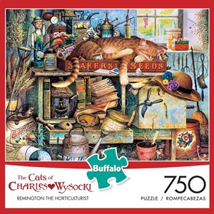 Buffalo Games (17078) - Charles Wysocki: "Remington the Horticulturist" - 750 pieces puzzle