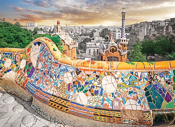 Eurographics (6000-0768) - "Park Guell, Barcelona" - 1000 pieces puzzle