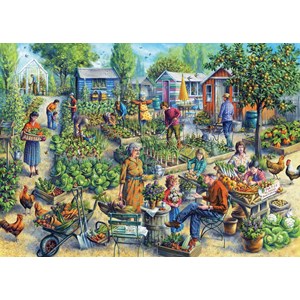 Falcon (11081) - "Green Street Gardens" - 1000 pieces puzzle