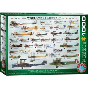 Eurographics (6000-0087) - "World War I Aircraft" - 1000 pieces puzzle