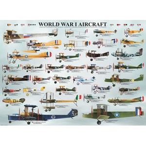 Eurographics (6000-0087) - "World War I Aircraft" - 1000 pieces puzzle