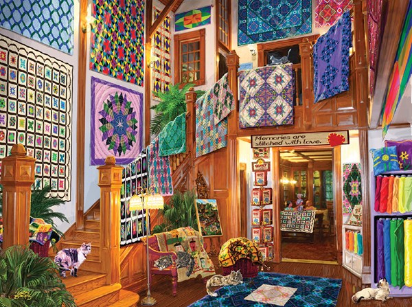 SunsOut (38871) - Joseph Burgess: "Stitched with Love" - 1000 pieces puzzle