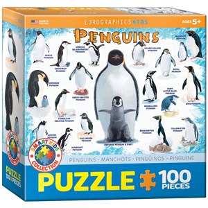 Eurographics (6100-0044) - "Penguins" - 100 pieces puzzle