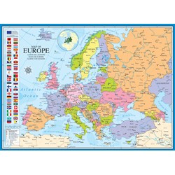 Eurographics (6000-0789) - "Map of Europe" - 1000 pieces puzzle