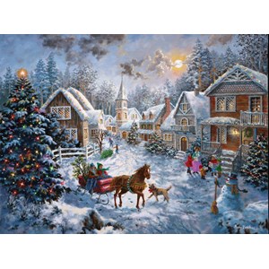 SunsOut (19236) - Nicky Boehme: "Merry Christmas" - 1000 pieces puzzle