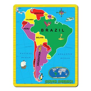 A Broader View (652) - "South America (The Continent Puzzle)" - 35 pieces puzzle