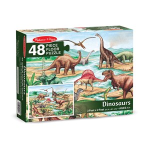 Melissa and Doug (421) - "Dinosaurs" - 48 pieces puzzle