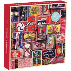 Chronicle Books / Galison (9780735349148) - "Vintage Matchboxes" - 500 pieces puzzle