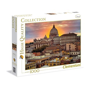 Clementoni (39341) - "Rome at the Sunset" - 1000 pieces puzzle
