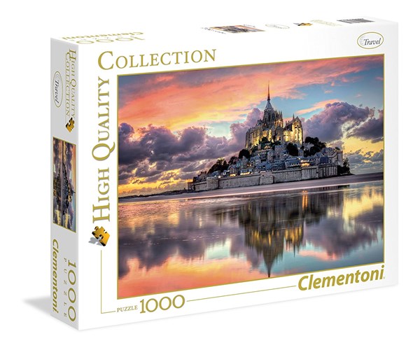 reputatie propeller vers Clementoni (39367) - "Le Magnifique Mont Saint-Michel" - 1000 pieces puzzle