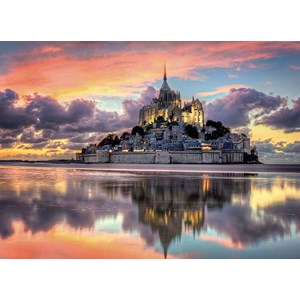 Clementoni (39367) - "Le Magnifique Mont Saint-Michel" - 1000 pieces puzzle