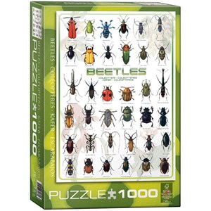 Eurographics (6000-0081) - "Beetles" - 1000 pieces puzzle
