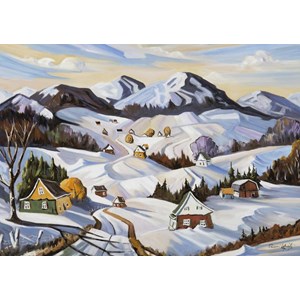 Ravensburger (19537) - "Winter in Charlevoix" - 1000 pieces puzzle