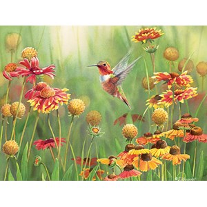 Cobble Hill (52078) - "Rufous Hummingbird" - 500 pieces puzzle