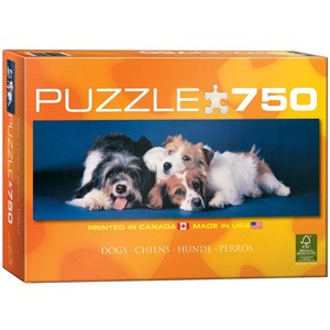 Eurographics (6005-4491) - "Dogs" - 750 pieces puzzle