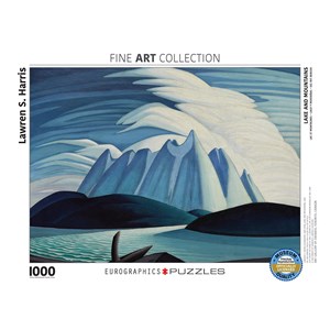 Eurographics (6000-0924) - Lawren S. Harris: "Lake and Mountains" - 1000 pieces puzzle