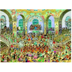 Heye (29696) - Hugo Prades: "Ballroom" - 1500 pieces puzzle