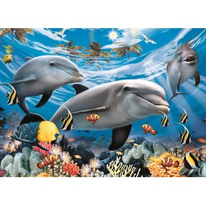 Ravensburger (09593) - Howard Robinson: "Caribbean Smile" - 60 pieces puzzle