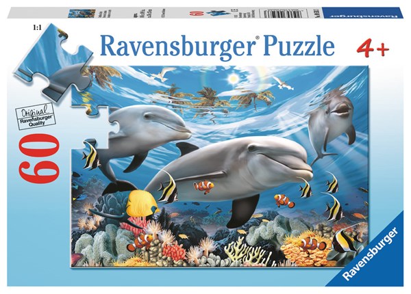 Ravensburger (09593) - Howard Robinson: "Caribbean Smile" - 60 pieces puzzle