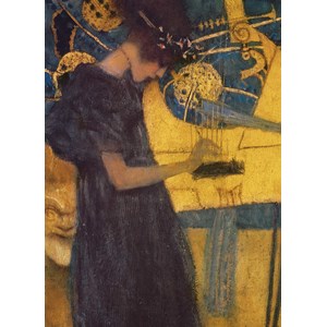 Eurographics (6000-1991) - Gustav Klimt: "The Music" - 1000 pieces puzzle