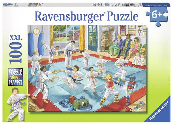 Ravensburger (10968) - "Martial Arts Class" - 100 pieces puzzle