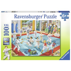 Ravensburger (10968) - "Martial Arts Class" - 100 pieces puzzle