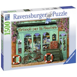 Ravensburger (16349) - "The Red Bicycle" - 1500 pieces puzzle