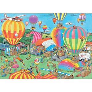 Jumbo (19052) - Jan van Haasteren: "The Balloon Festival" - 1000 pieces puzzle
